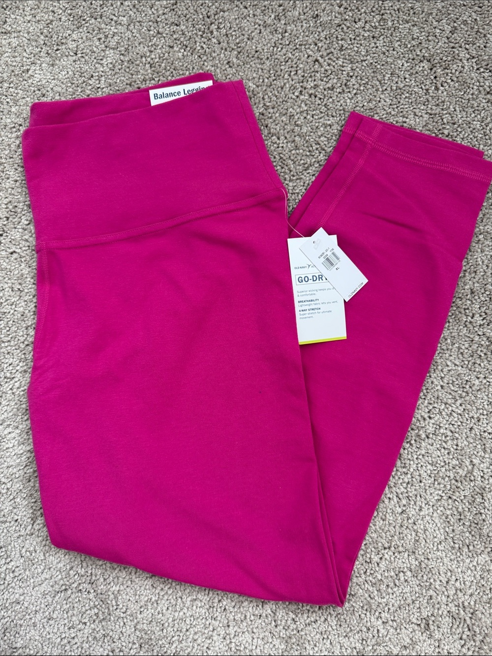 🆕 Old Navy Balance 7/8 High Rise Go-Dry Ankle Legging